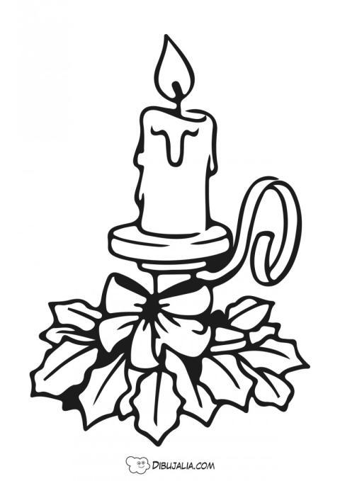 Vela candelabro