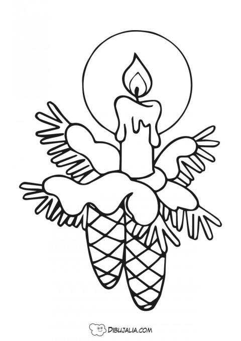 Adorno velas navidades