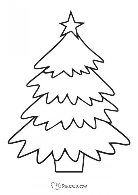 Abeto con estrella