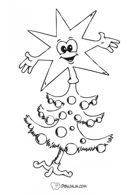 Árbol navidad alegre y divertido