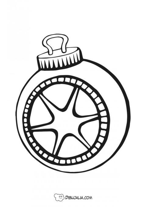 Bola navidad gran estrella