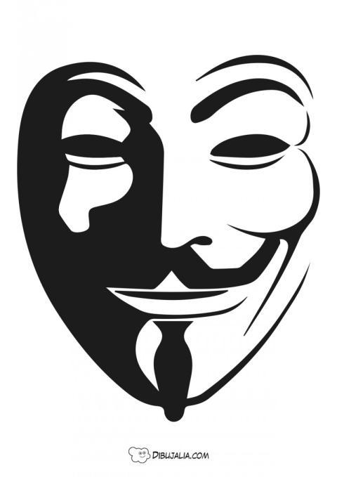 Máscara anonymous Vendetta