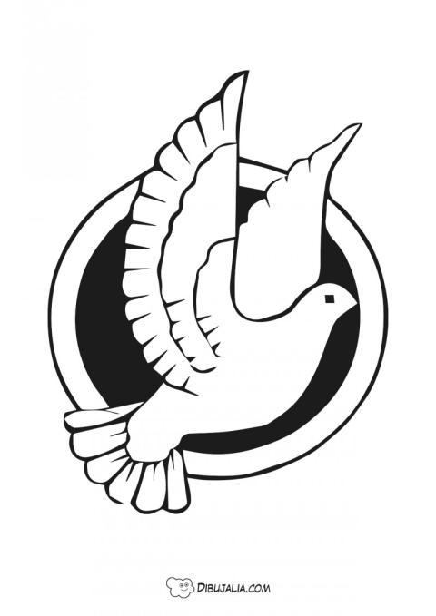 Insignia Paloma  la Paz