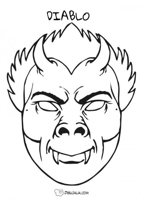 Máscara de demonio