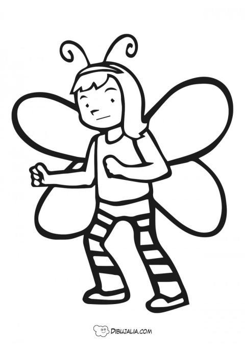 Disfraz de Una mariposa