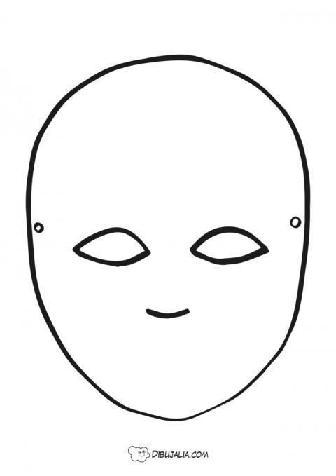 Careta básica de carnaval