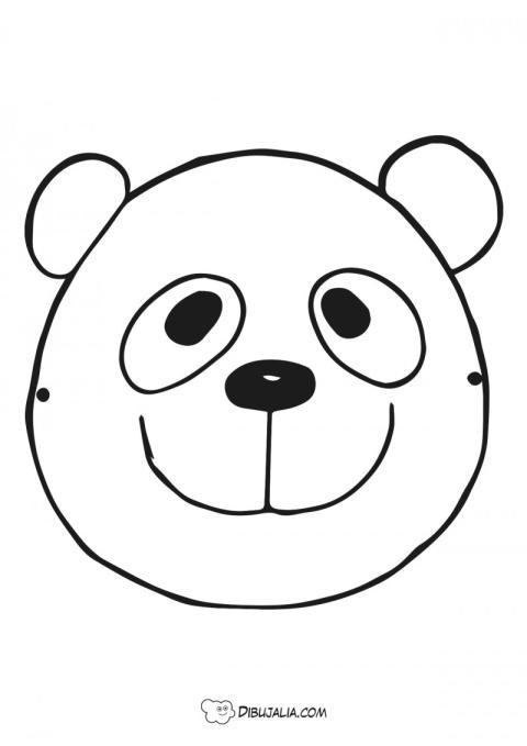 Máscara de Oso feliz