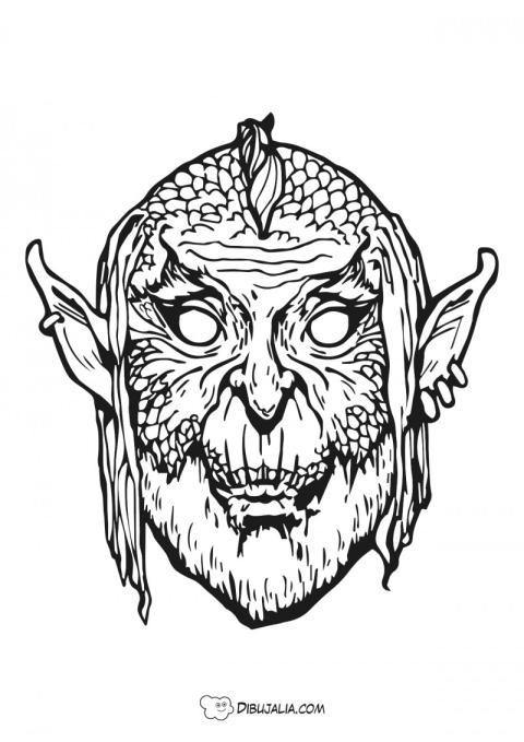Máscara de orco