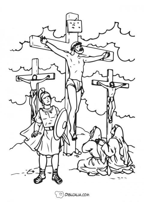 Jesús en el calvario