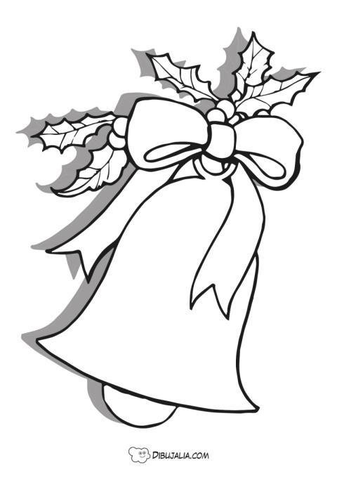 Campana para decorar Navidad