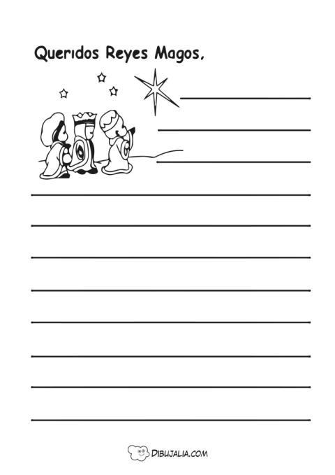 Carta Reyes Magos hacia Belén