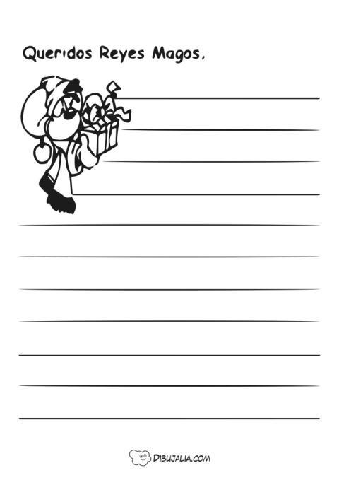 Carta Reyes Magos Regalos