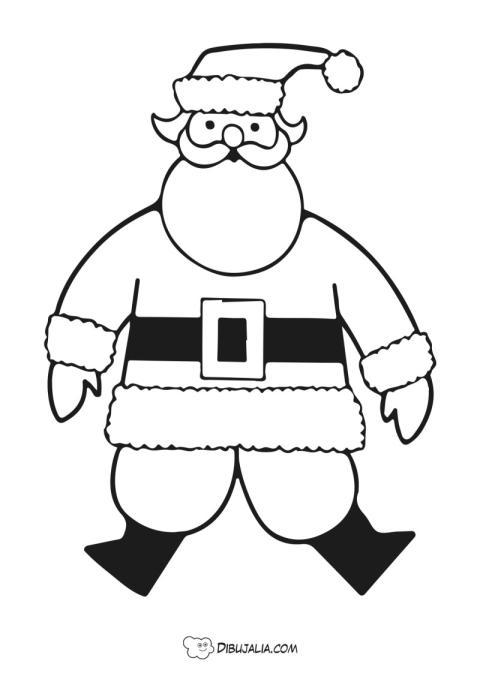 Santa claus elegante