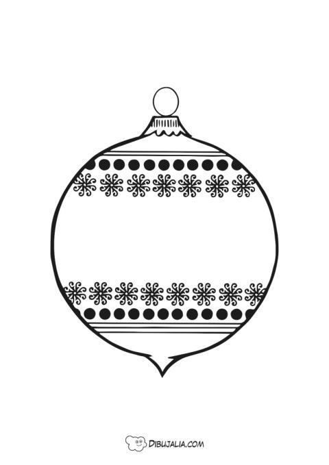 Bola de navidad con estrellas