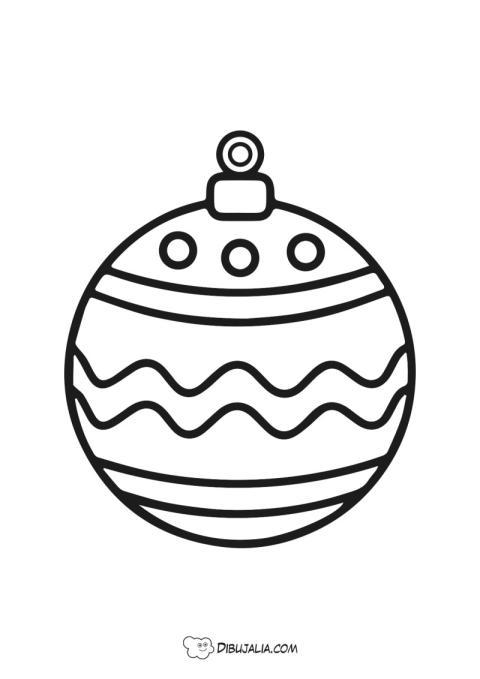 Bolas de navidad con ondas