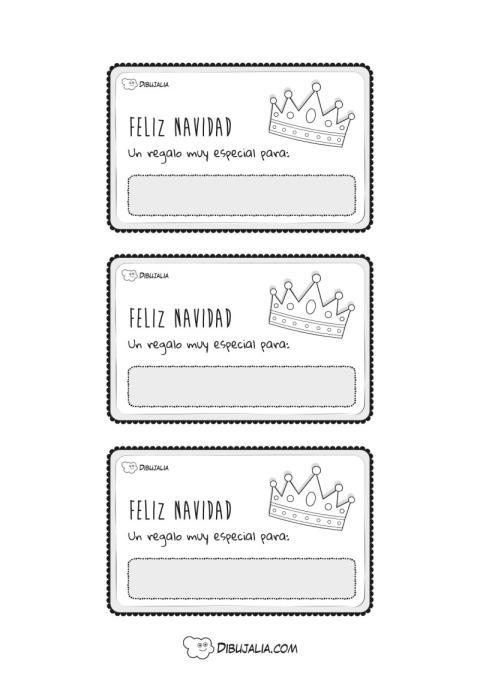 Tarjetas para regalos x3