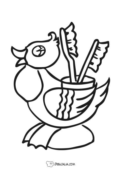 Bote de cepillos de dientes