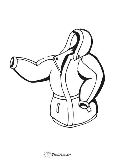 Cazadora con capucha