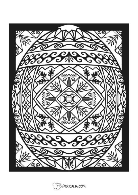 Huevo Pascua Superadornado