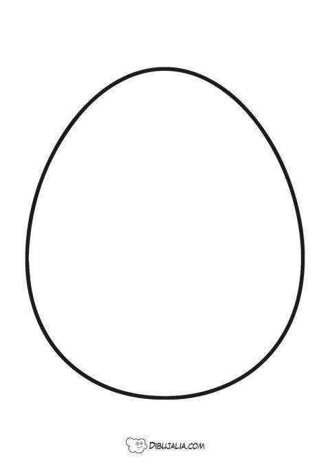Plantilla Easter Egg Huevo de Pascua