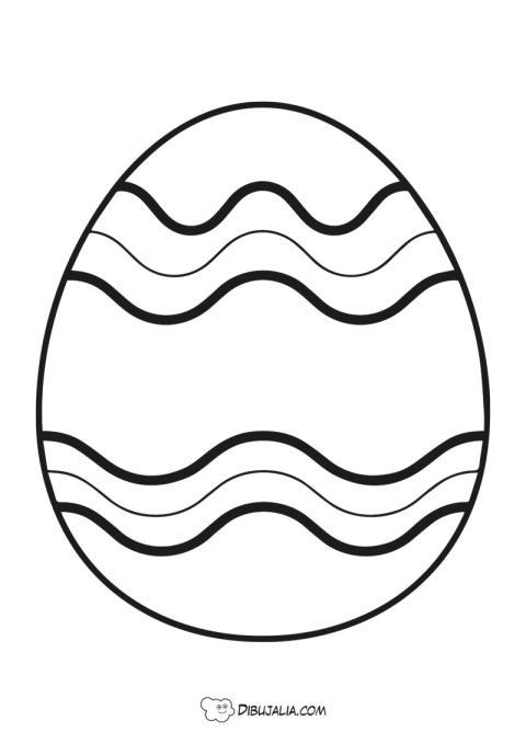 Easter Egg con bandas de ondas