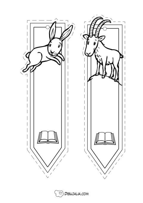 Marcapáginas de Animales