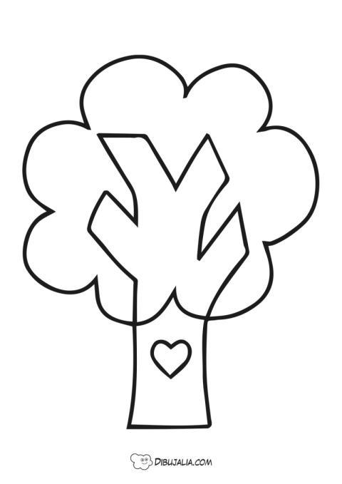 Árbol con gran Corazón