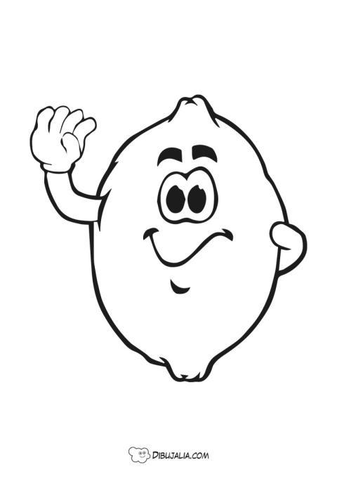 Limón que nos saluda