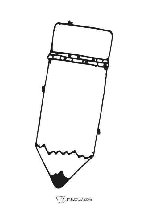 Lapiz enorme para colorear