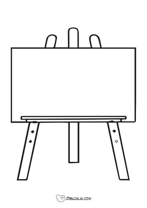 Caballete de pintura