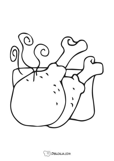 Muslos de pollo
