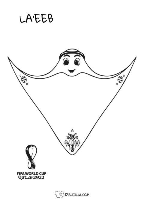Mascota Laeeb Qatar 2022 Brazos Abiertos