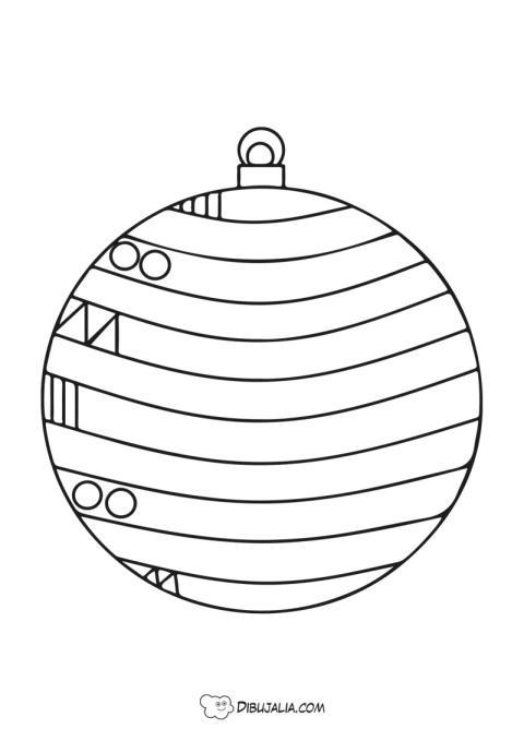 Bola de navidad para psicomotricidad