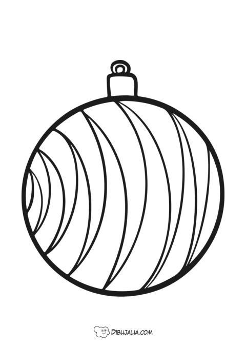 Bola de Navidad Ondas