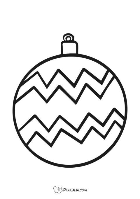 Bola de navidad rayos