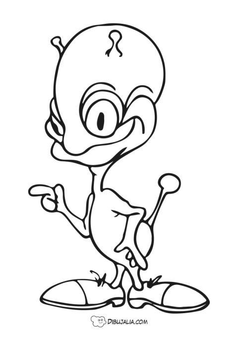 Extraterrestre divertido