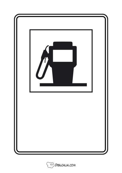 Señal Estación de Carburante