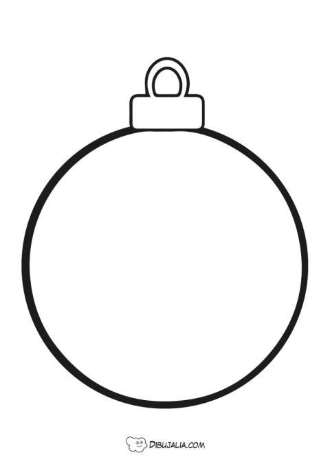 Plantilla para Bolas de Navidad
