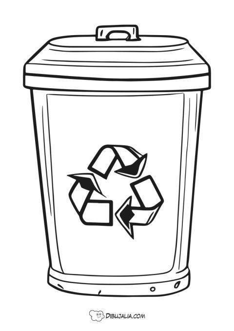 Contenedor de reciclaje