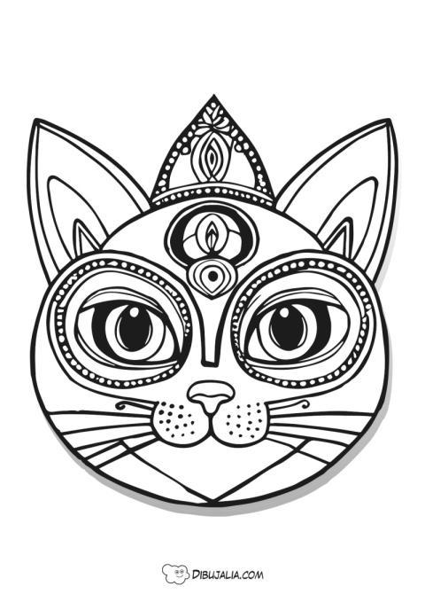 Mascara de Gata Reina