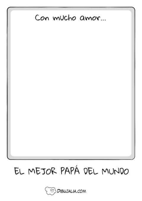 Retrato el Mejor Papá del Mundo