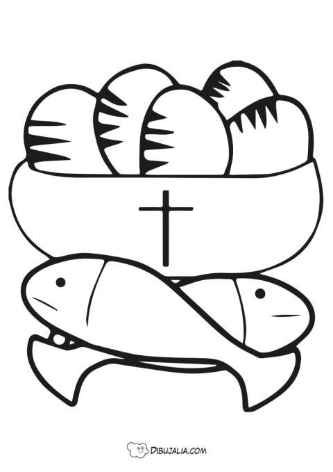 Cáliz con Panes y Peces