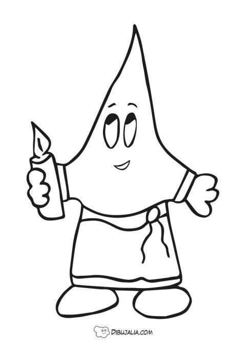 Nazareno Infantil para Colorear