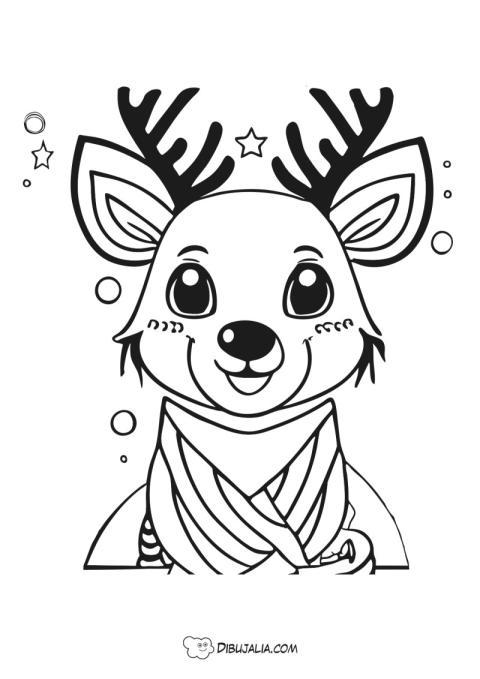Reno infantil de Navidad