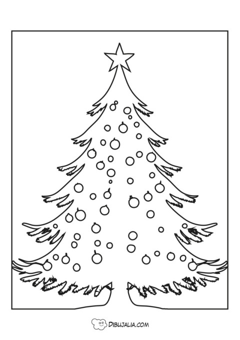 Plantilla de Árbol de Navidad