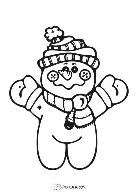 Muñeco de trapo en invierno