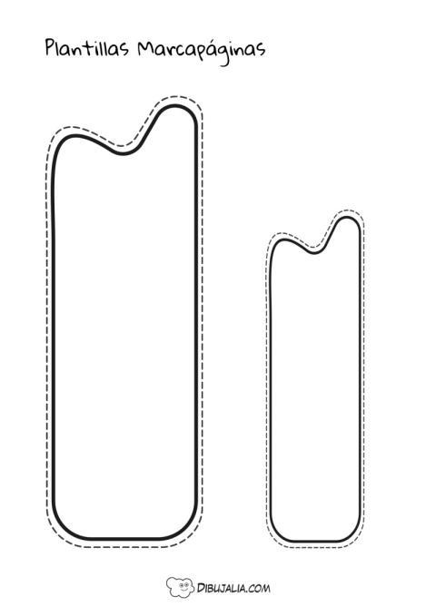 Plantilla de Marcapáginas