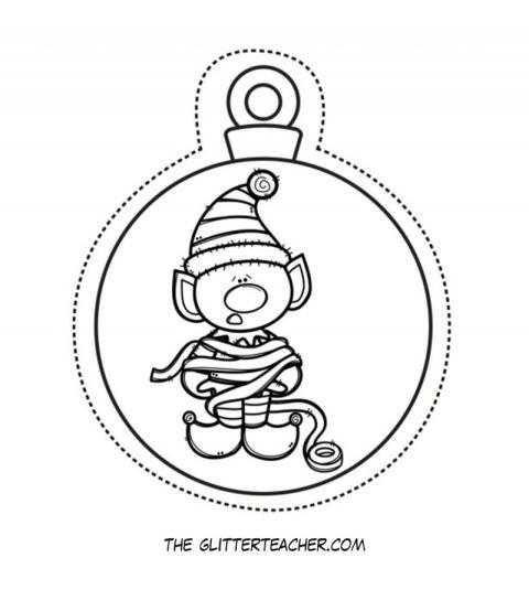 Bola navidad pequeño duende