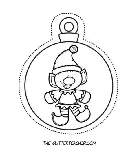 Bola navidad duende feliz