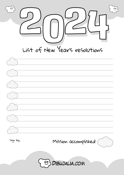 New Year 2024 Resolutions List